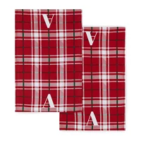 North Pole Trading Co. Holiday Monogram 4-pc. Kitchen Towel