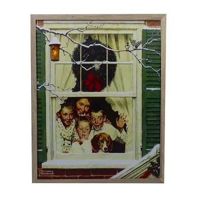 Northlight Lighted Norman Rockwell Canvas Art