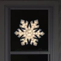 Northlight 20in Prelit Snowflake Christmas Window Decor