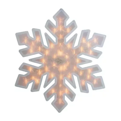 Northlight 20in Prelit Snowflake Christmas Window Decor