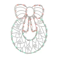 Northlight Led Wreath Christmas Window Decor