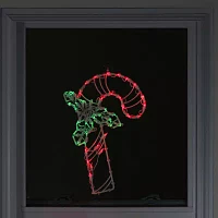 Northlight Lighted Candy Cane Christmas Window Decor