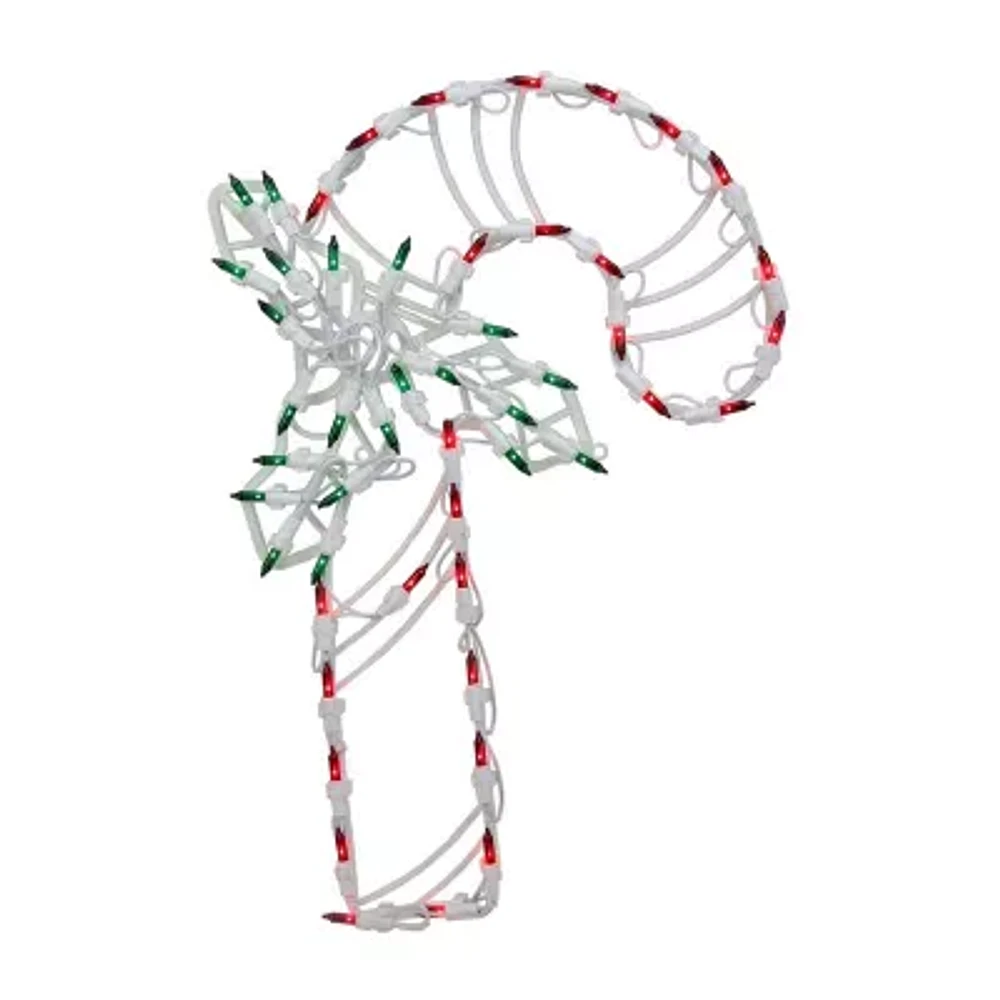 Northlight Lighted Candy Cane Christmas Window Decor