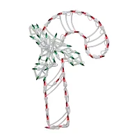 Northlight Lighted Candy Cane Christmas Window Decor