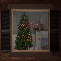 Northlight 23in Led Bow Christmas Window Decor