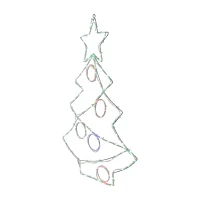 Northlight Led Tree With Ornaments Christmas Window Decor