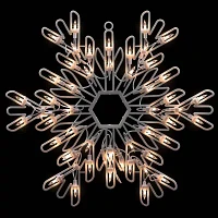 Northlight Prelit Snowflake Christmas Window Decor