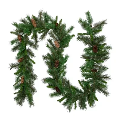 Northlight Pine And Pine Cones Christmas Indoor Garland