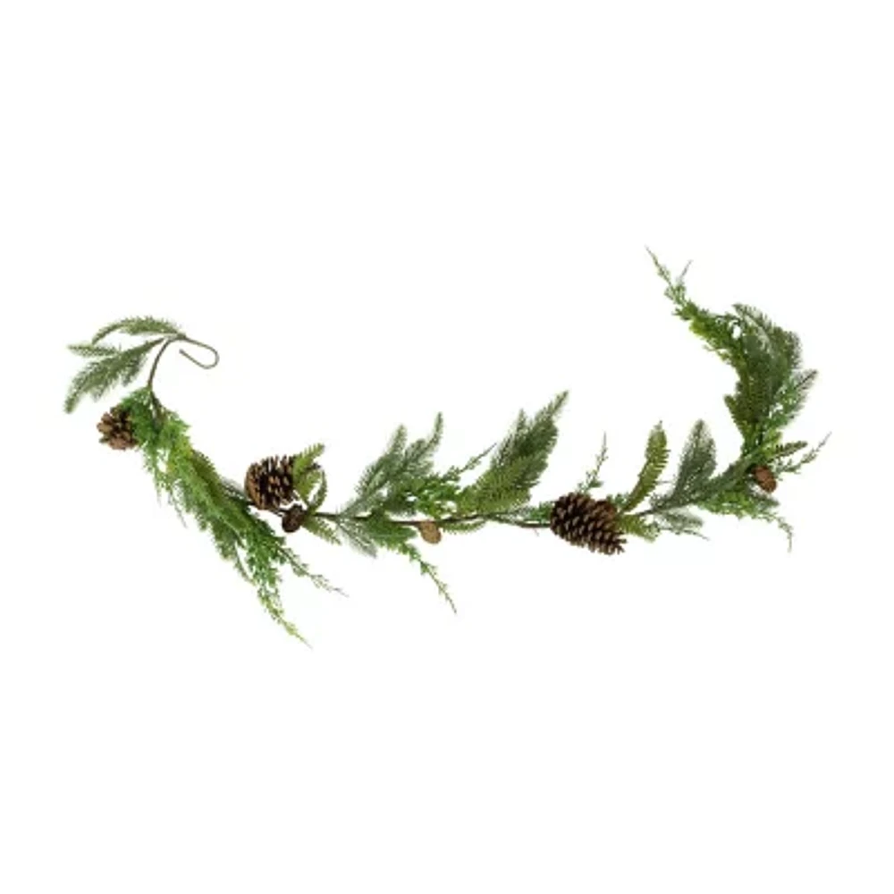 Northlight 5ft Pine And Pinecone   Unlit Indoor Christmas Garland