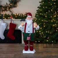 Northlight 24in Elf Animated Standing Animated Santa Figurine