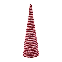 Northlight 19.5in Candy Cane Swirled Cone Tree Christmas Tabletop Decor