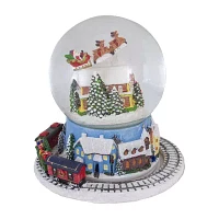 Northlight Revolving House Musical Snow Globe