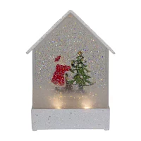 Northlight 8.25in House Shape Snow Globe