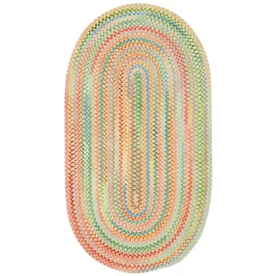 Capel Baby's Breath Oval Braided Rug