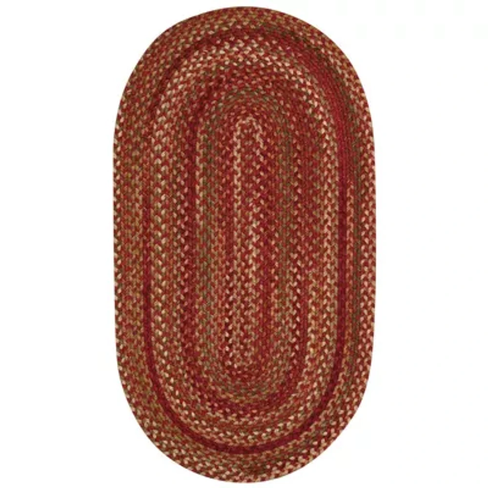 Capel Manchester Reversible Braided Oval Rug