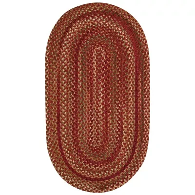 Capel Manchester Reversible Braided Oval Rug