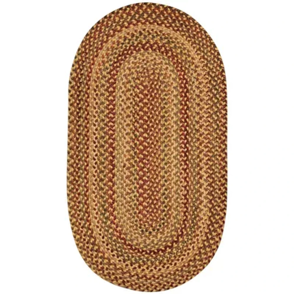 Capel Manchester Reversible Braided Oval Rug