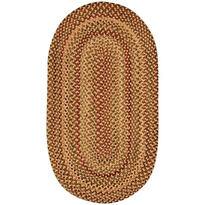 Capel Manchester Reversible Braided Oval Rug