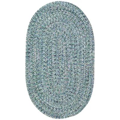 Capel Sea Pottery Indoor/Outdoor Reversible Braided Oval Rug