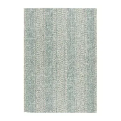 Safavieh Courtyard Collection Elena Geometric Indoor/Outdoor Area Rug