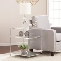Davola Mirrored Side Table