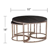 Dianto Round 3-Piece Nesting Coffee Table