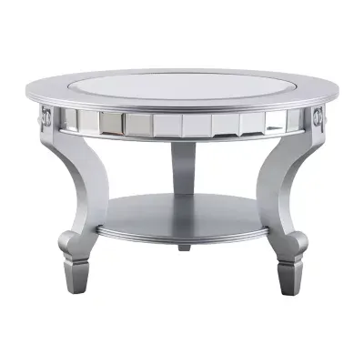 EMAS Mirrored Round Coffee Table