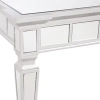 Erus Glam Square Mirrored End Table