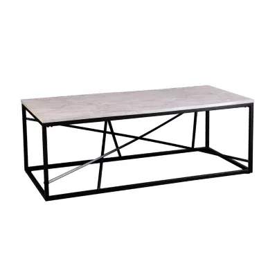 Tracarl Faux Marble Coffee Table