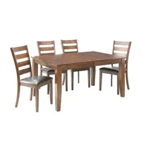 Landry 5-Piece Dining Set with Ladder Back Chairs