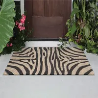 Liora Manne Ravella Zebra Hand Tufted Rectangular Rugs & Floor Coverings Indoor Outdoor Accent