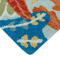 Liora Manne Ravella Ocean View Hand Tufted Rectangular Rugs & Floor Coverings Indoor Outdoor Animal Accent