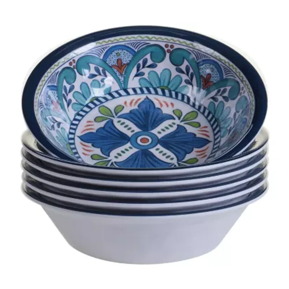 Certified International Talavera 6-pc. Melamine Ice Cream Bowl