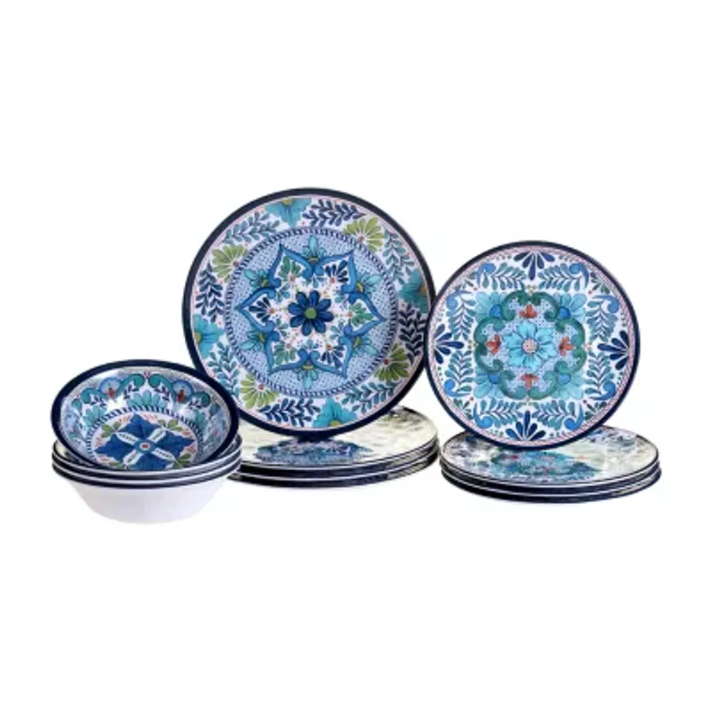 Certified International Talavera 12-pc. Melamine Dinnerware Set