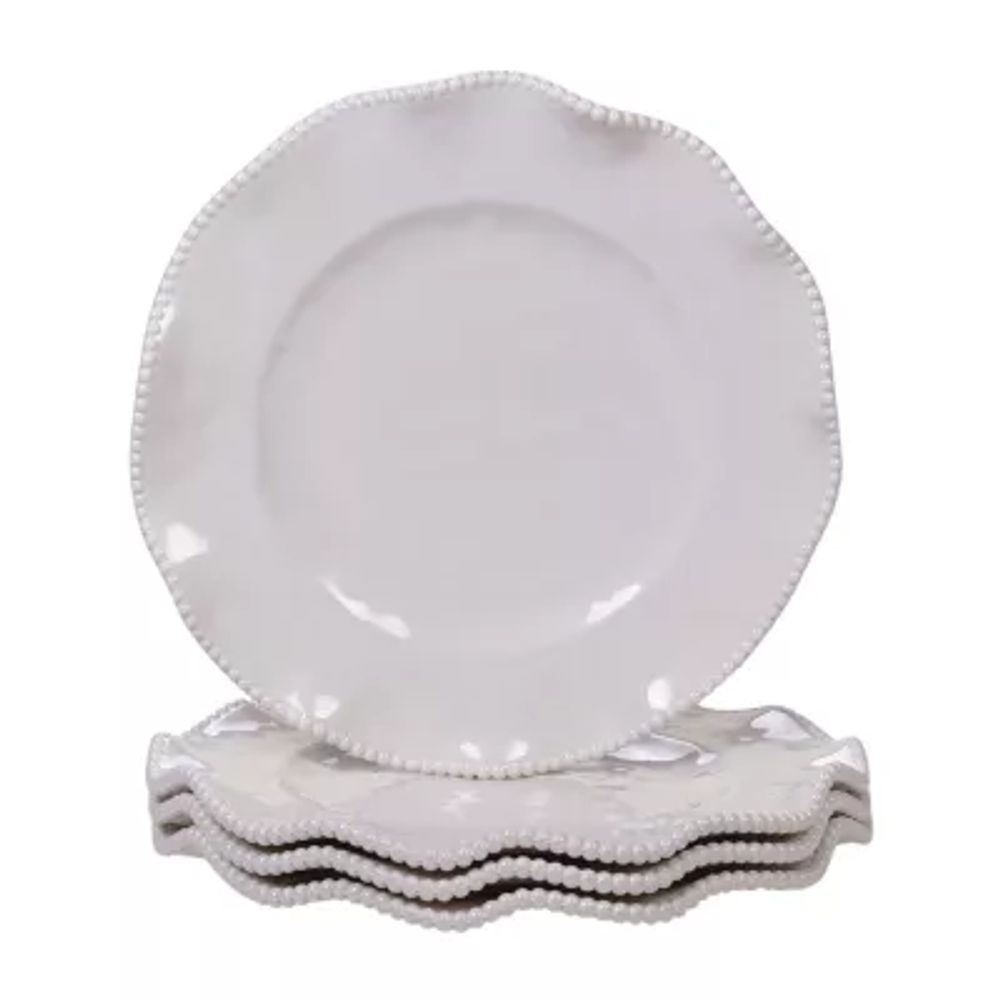 Certified International Perlette 4-pc. Melamine Dinner Plate