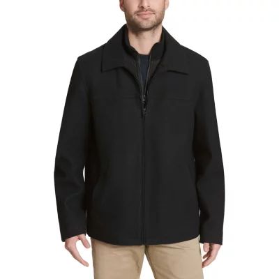 Dockers Mens Wool Blend Shortie Coat