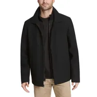 Dockers Mens Wool Blend Shortie Coat