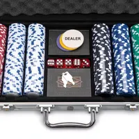 Blksmith 300 Pcs Deluxe Tournament Edition Poker Set With Carrying Case