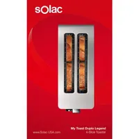 SOLAC My Toast Duplo Legend 4-Slice Toaster