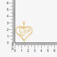 Womens 14K Gold Heart Pendants