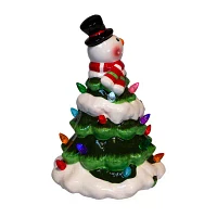 Kurt Adler 9-Inch Battery Operated Ceramic Lighted Christmas Tabletop Decor