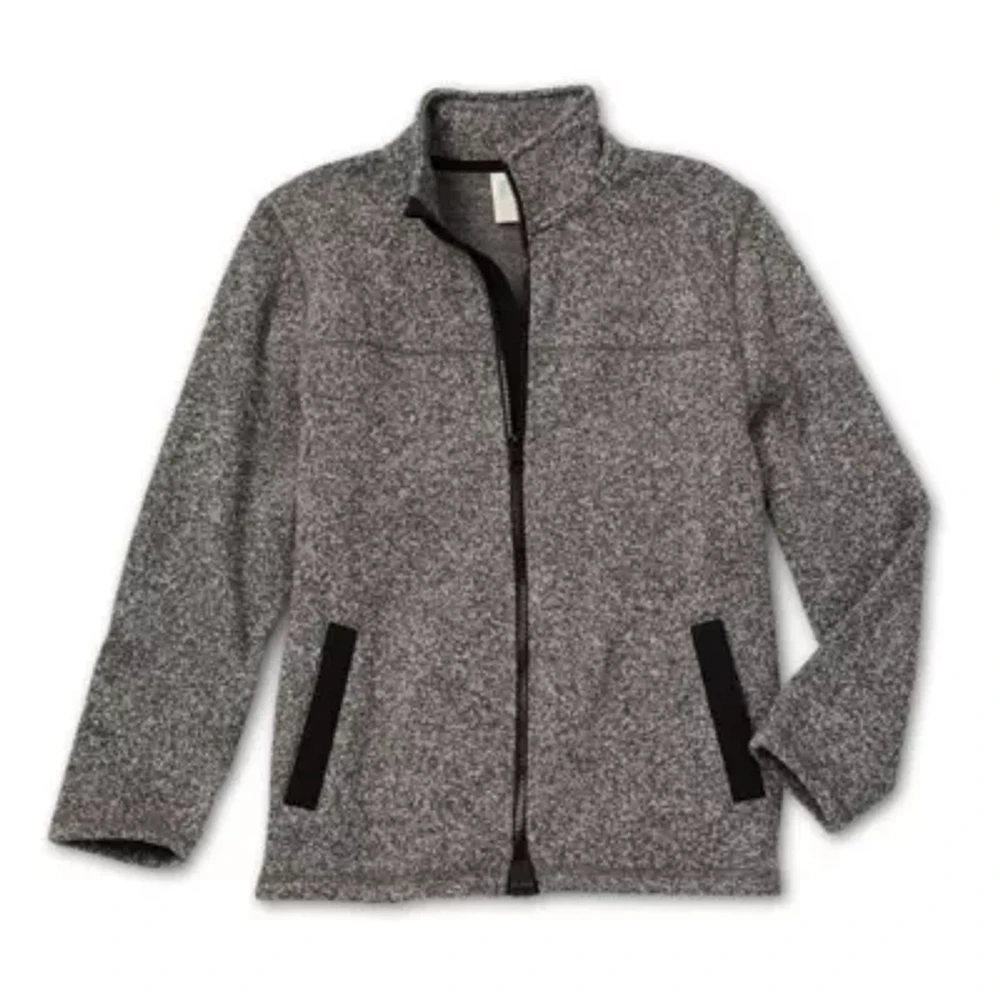 Thereabouts Little & Big Boys Fleece Adaptive Easy-on + Easy-off Midweight Jacket