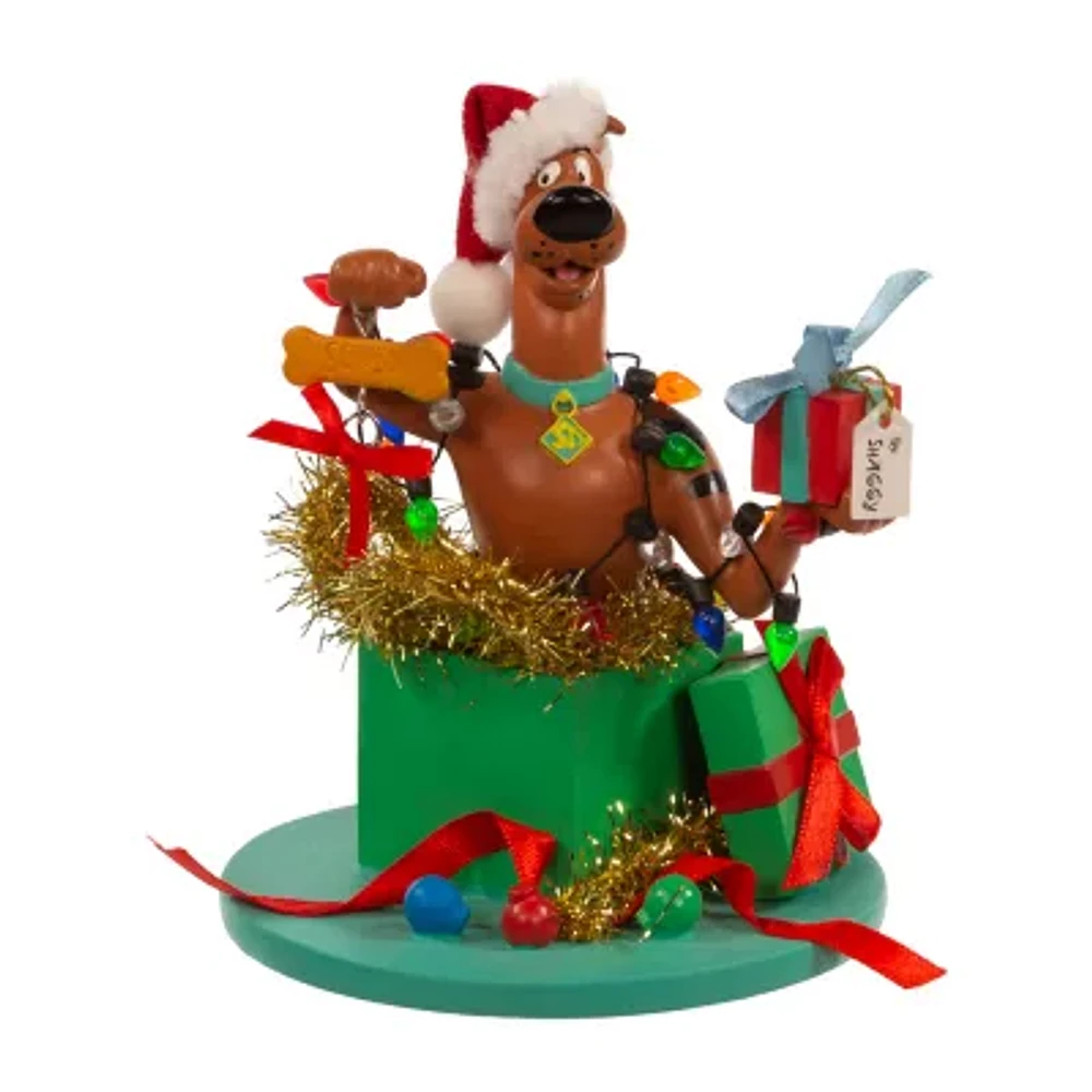 Kurt Adler 5-Inch In Present Scooby Doo Christmas Tabletop Decor