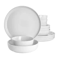 Gibson 12-pc. Ceramic Dinnerware Set