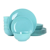 Elama 18-pc. Porcelain Dinnerware Set