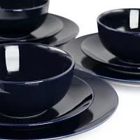 Elama 18-pc. Porcelain Dinnerware Set