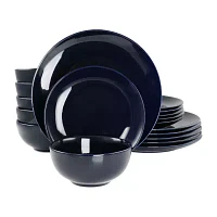 Elama 18-pc. Porcelain Dinnerware Set