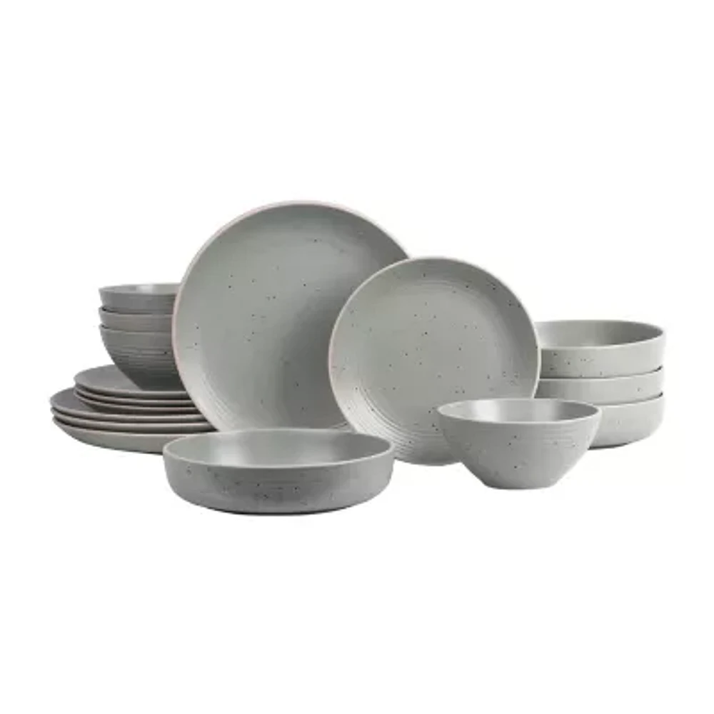 Elama 20-pc. Stoneware Dinnerware Set