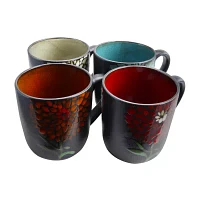 Gibson  16oz Mug Set 4-pc. Stoneware Dinnerware Set