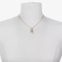 Bijoux Bar Delicates Tri Tone 2-pc. Glass Cross Moon Star Jewelry Set